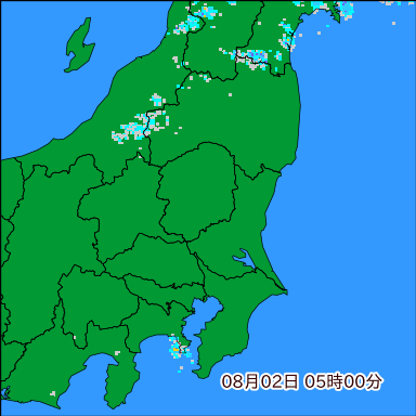 雨雲レーダー
