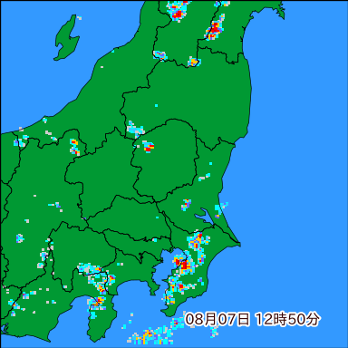 雨雲レーダー