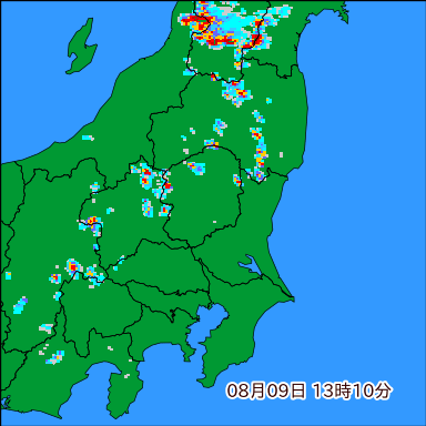 雨雲レーダー