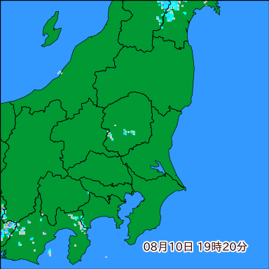 雨雲レーダー