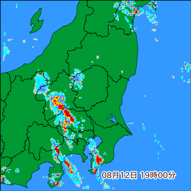 雨雲レーダー