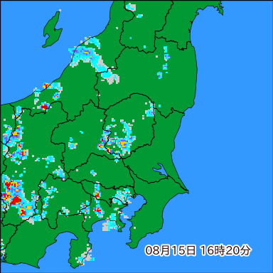 雨雲レーダー