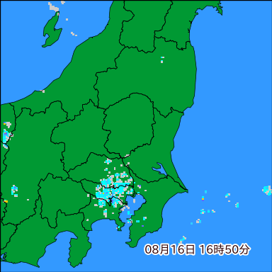 雨雲レーダー