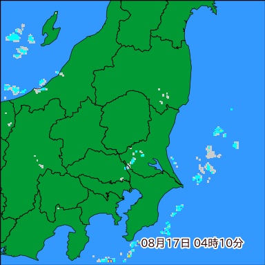 雨雲レーダー