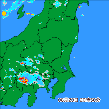 雨雲レーダー