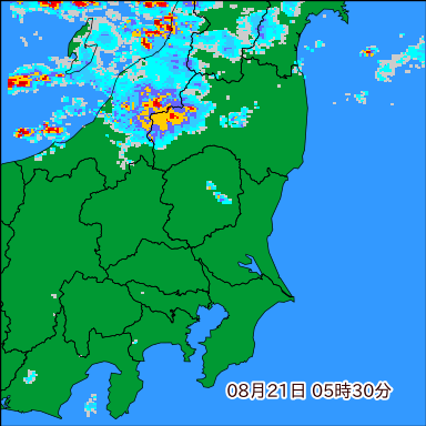 雨雲レーダー