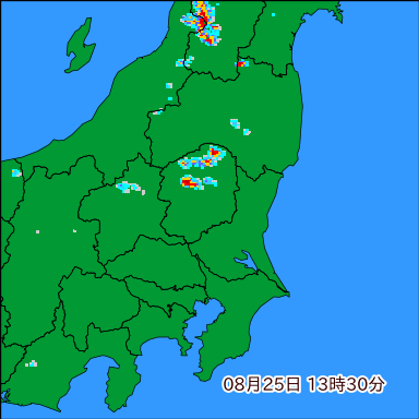 雨雲レーダー