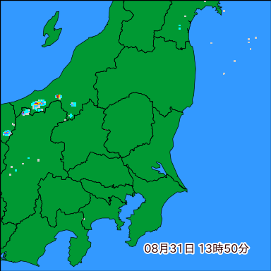 雨雲レーダー