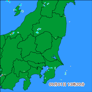 雨雲レーダー
