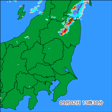 雨雲レーダー