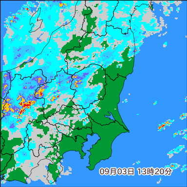 雨雲レーダー
