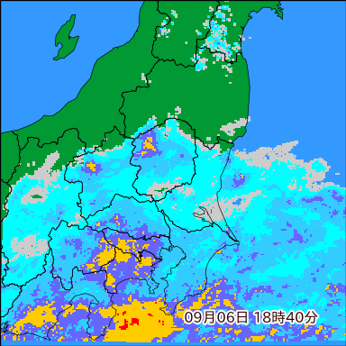 雨雲レーダー