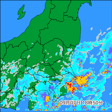 雨雲レーダー