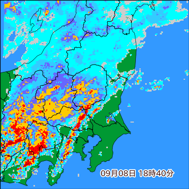雨雲レーダー