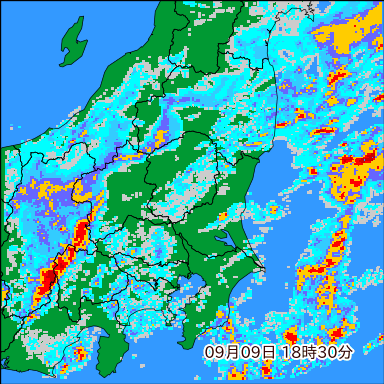 雨雲レーダー