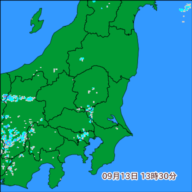 雨雲レーダー