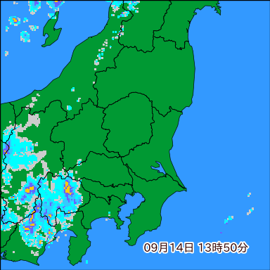雨雲レーダー