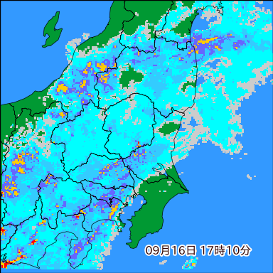 雨雲レーダー