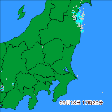 雨雲レーダー