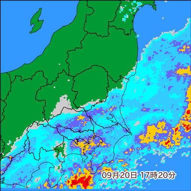 雨雲レーダー