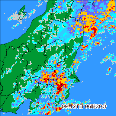 雨雲レーダー