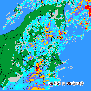 雨雲レーダー