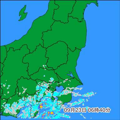 雨雲レーダー