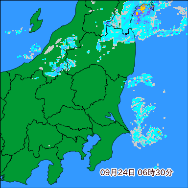 雨雲レーダー