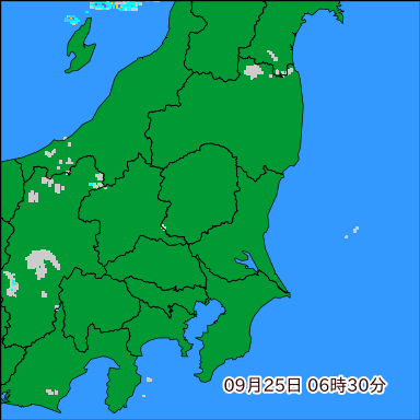 雨雲レーダー