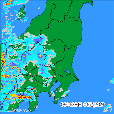 雨雲レーダー