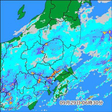 雨雲レーダー