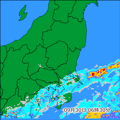 雨雲レーダー