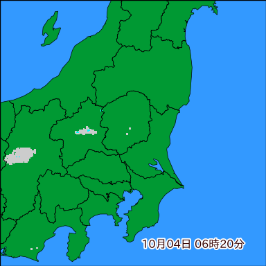雨雲レーダー