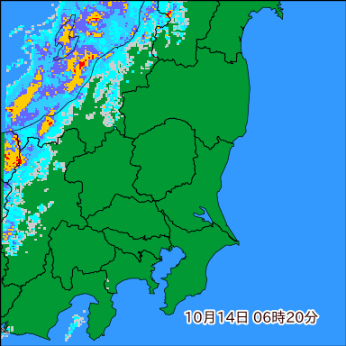 雨雲レーダー