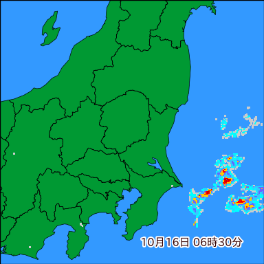 雨雲レーダー