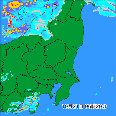 雨雲レーダー